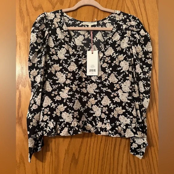 LoveShackFancy Louis Blouse - NWT - Size 10 - Picture 3 of 13